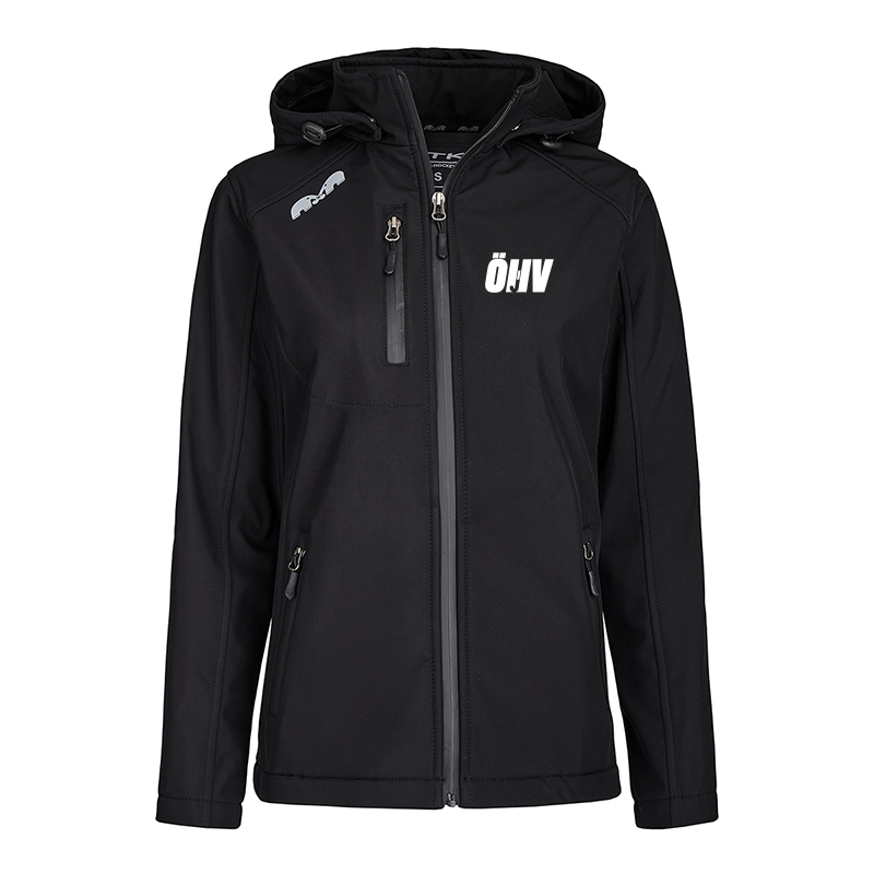 SOFTSHELLJACKE DAMEN SCHWARZ