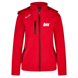 SOFTSHELLJACKE DAMEN ROT